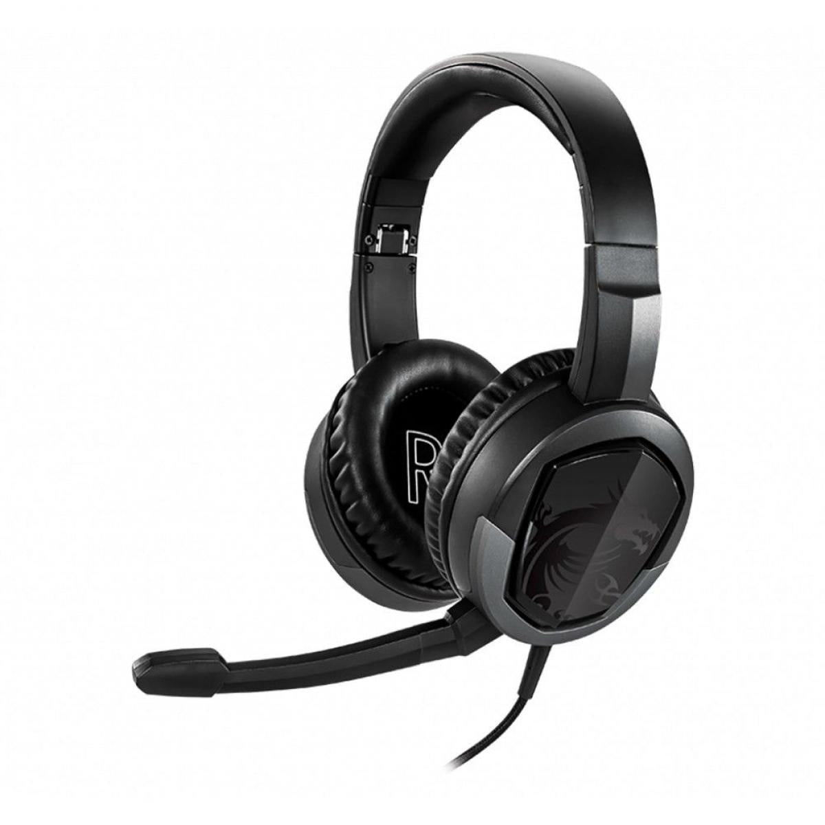 MSI Immerse GH30 V2 Detachable Microphone Big 40mm Driver Speaker Lightweight, Gaming Headset