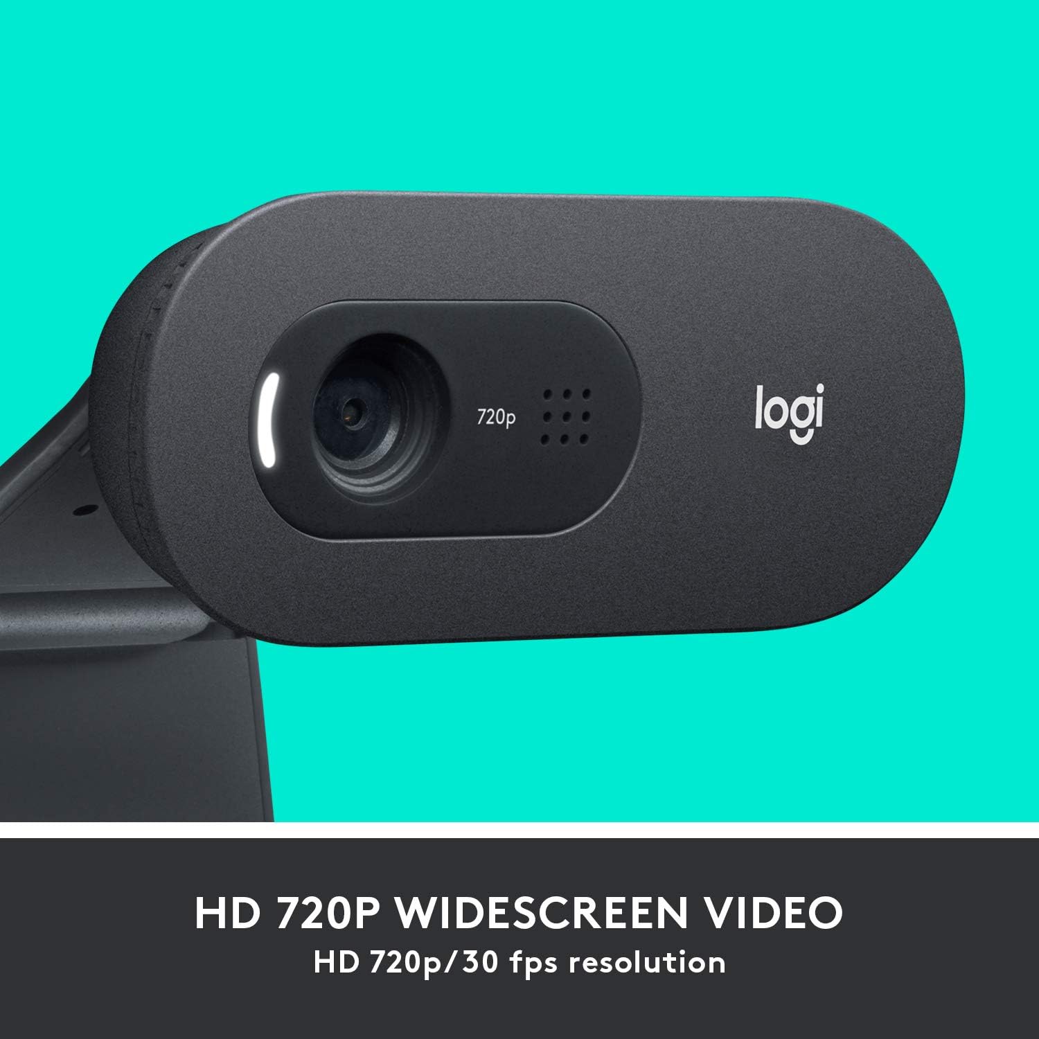 Logitech C505 Webcam - 720p HD External USB