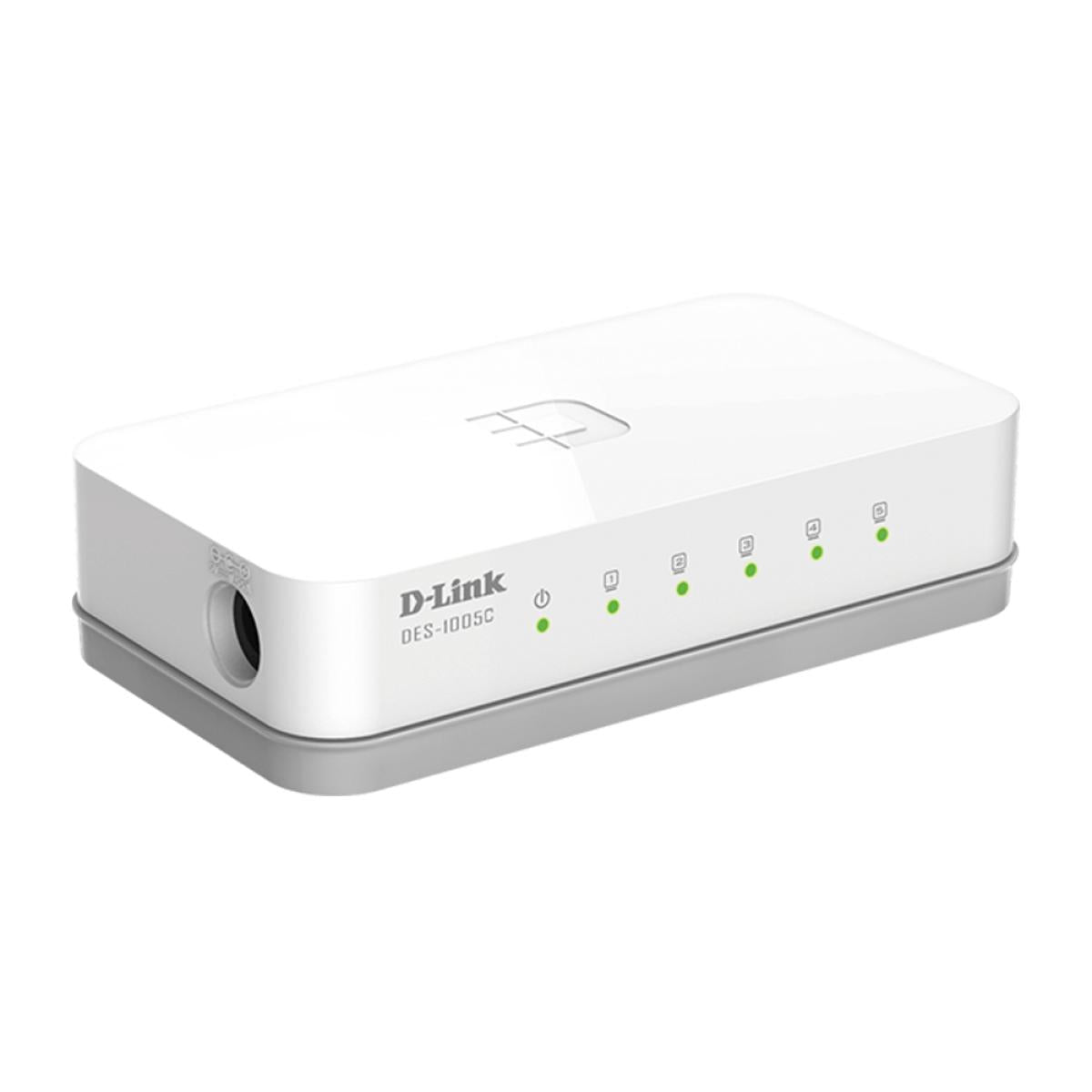 D-Link DES-1005C 5-Port 10/100 Mbps Unmanaged Desktop Switch