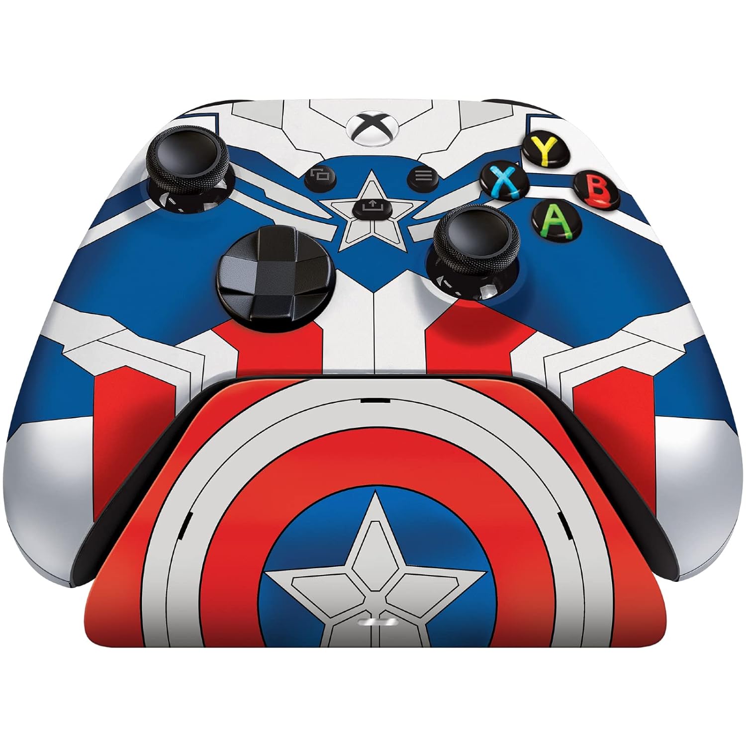 Razer Captain America Wireless Controller & Quick Charging Stand for Xbox