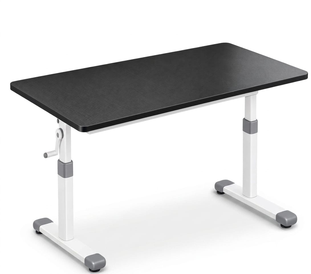 Home Office Desk Height Adjustable Manual Lifting Table Stand