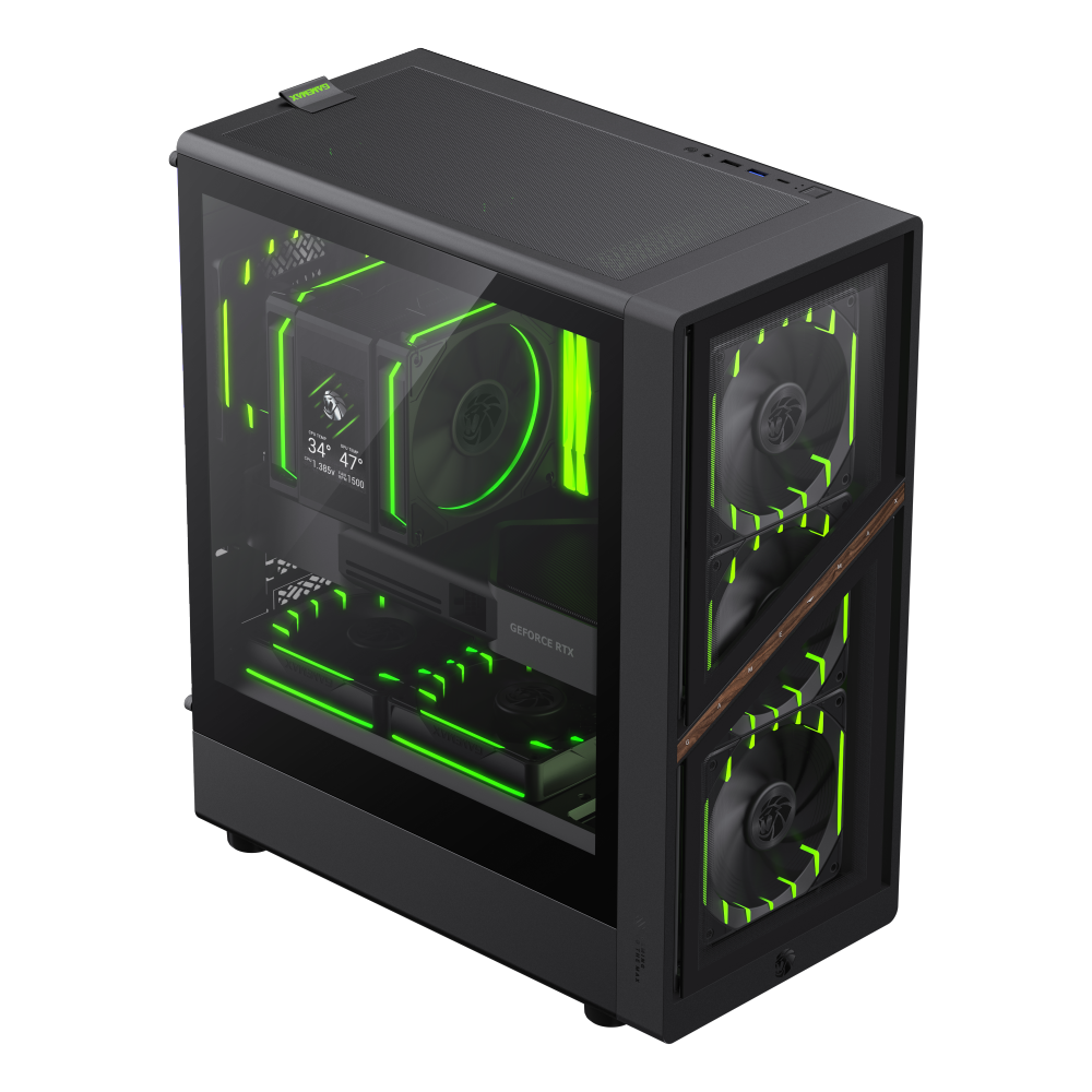 GAMEMAX AERIS 330 GB (BLACK) MATX GAMING CASE