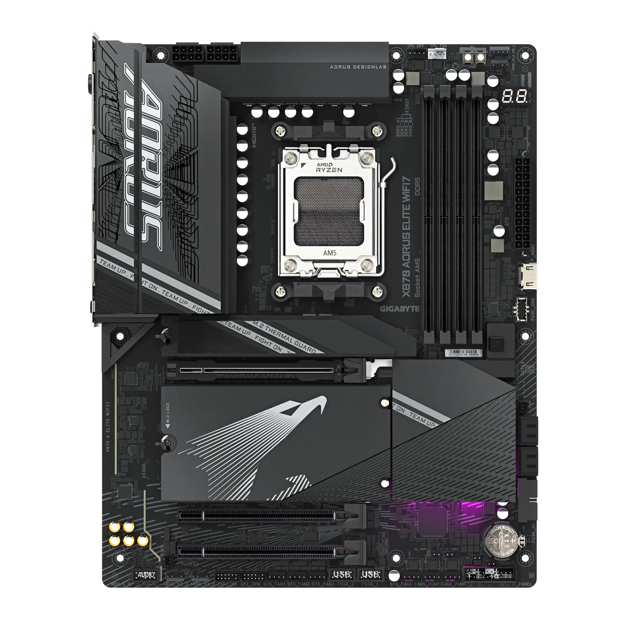 GIGABYTE X870 AORUS ELITE WIFI7 MOTHERBOARD DDR5 AMD RYZEN