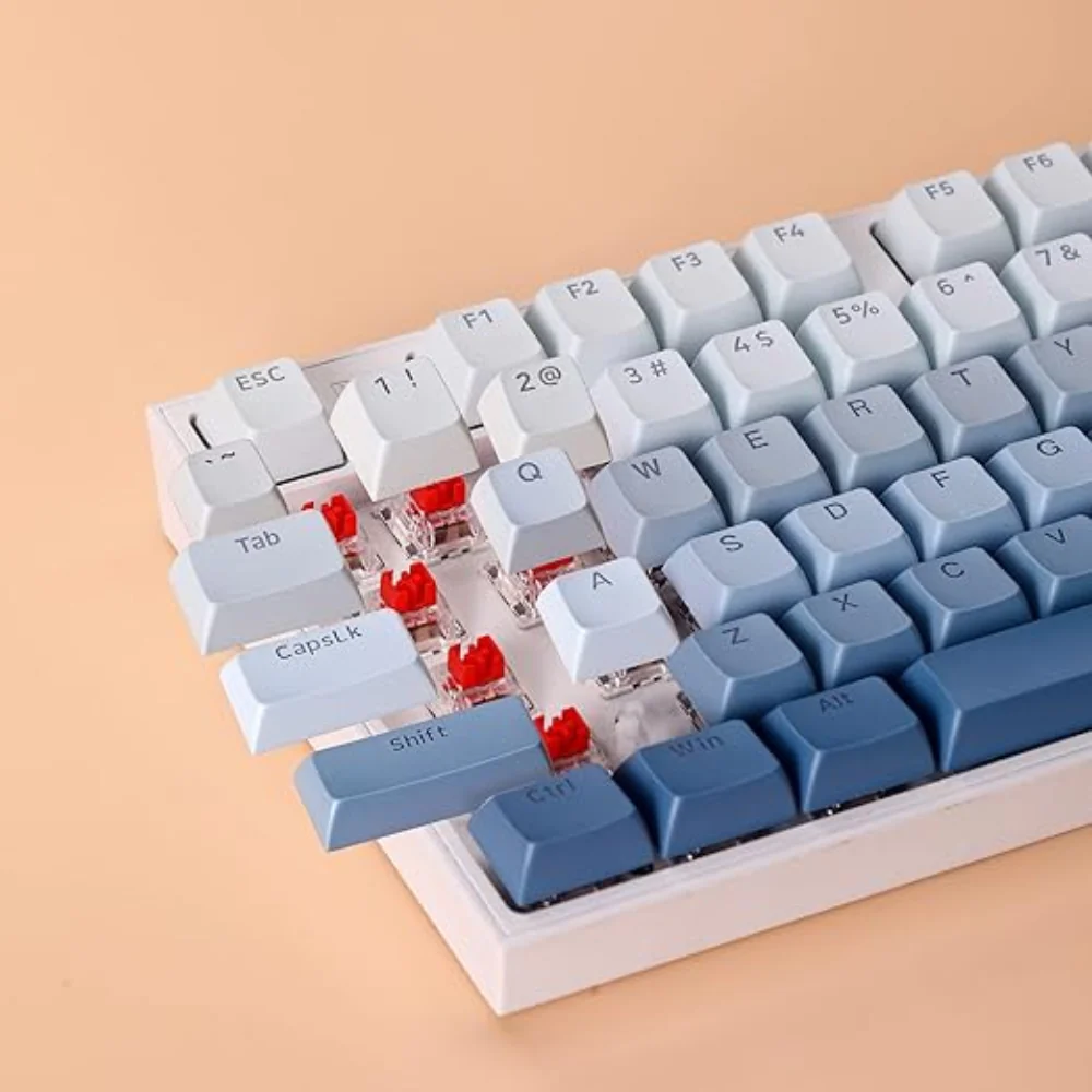 Redragon A134 Gradient Color Ombre Blue KeyCaps, 104 Keys