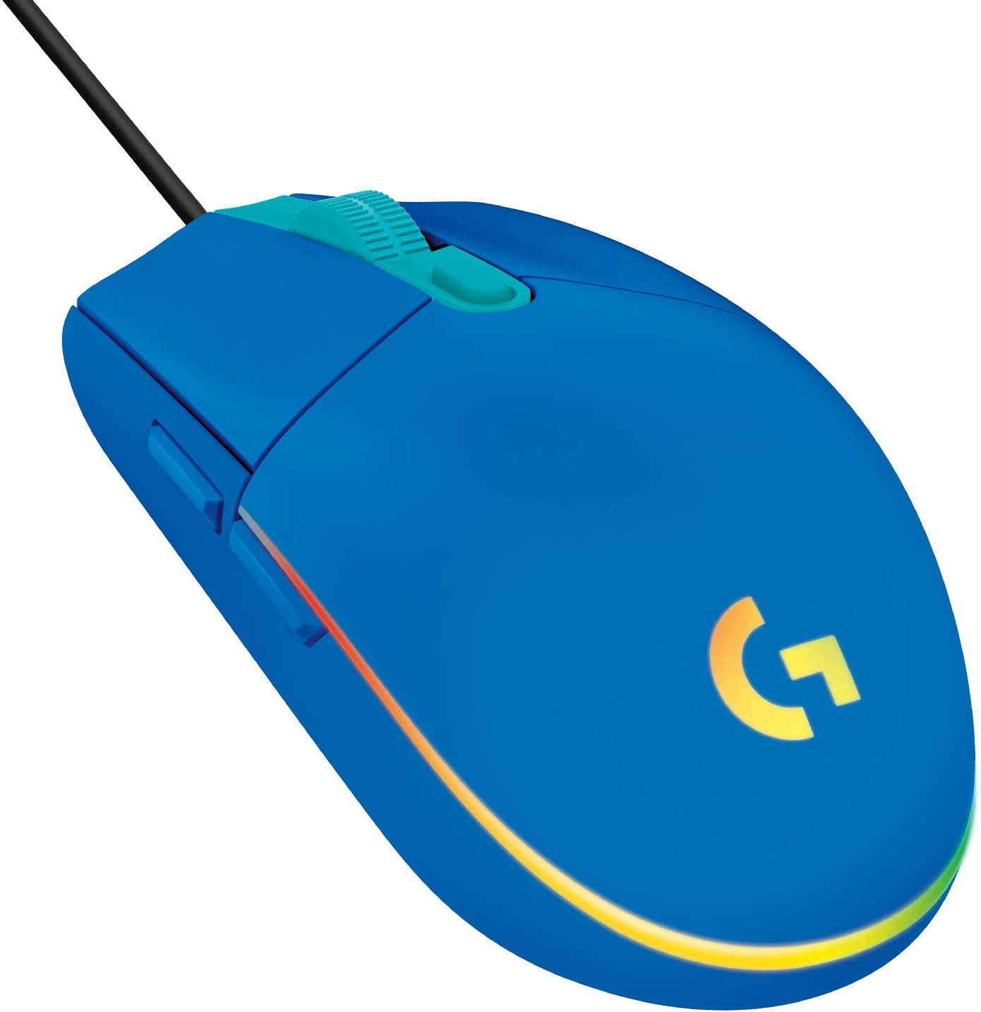 Logitech G203 Wired Gaming Mouse ( white / blue / black )