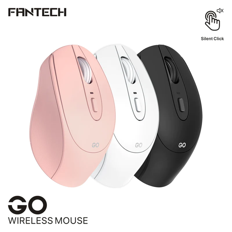 Fantech GO W191  with Silent Click Wireless Mouse