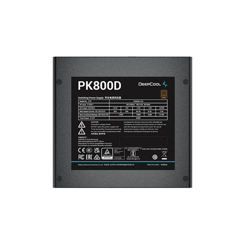 DeepCool PK800D 800w Bronze 80+ PSU