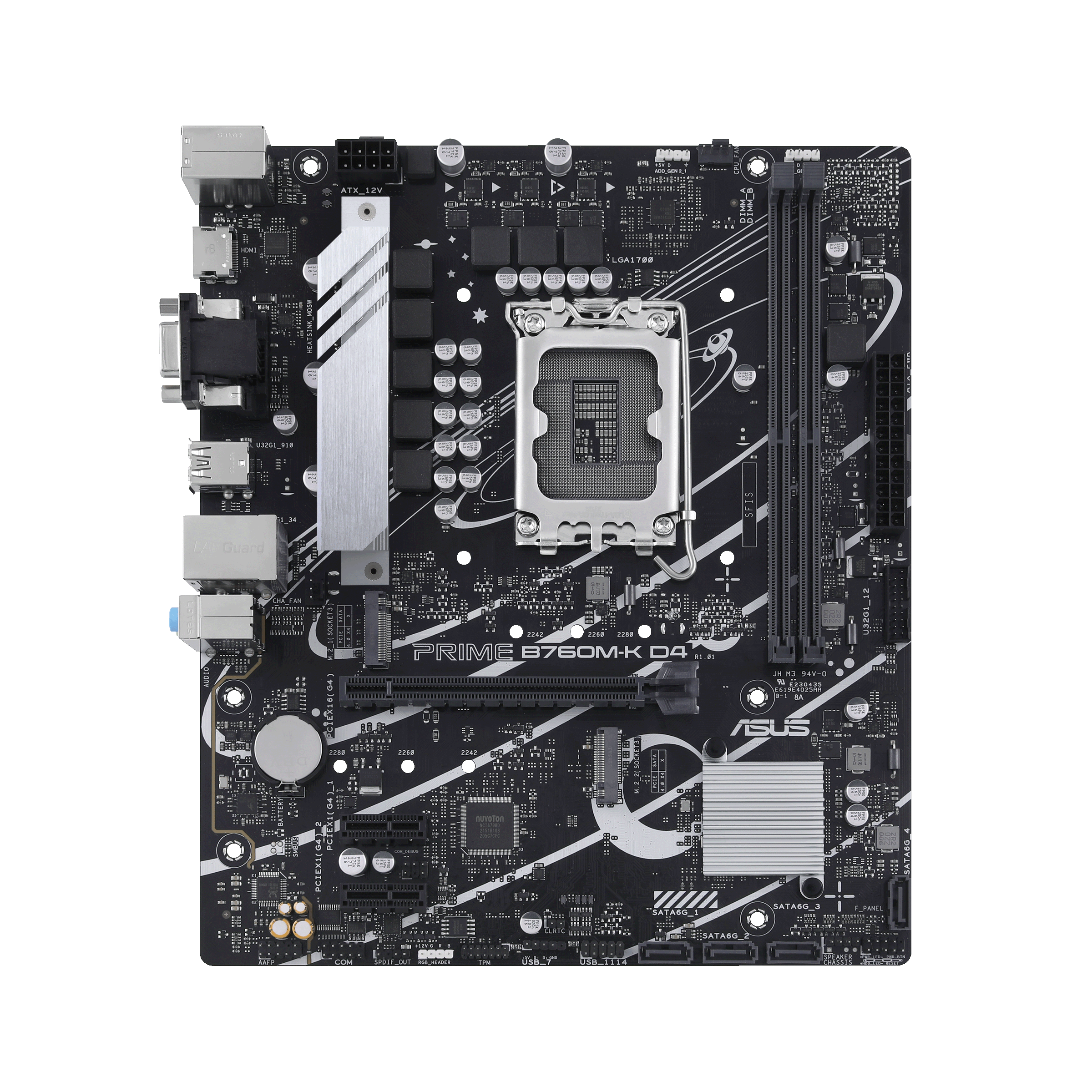 ASUS Prime B760M-K D4 (LGA 1700)(13th and 12th Gen) mATX Motherboard