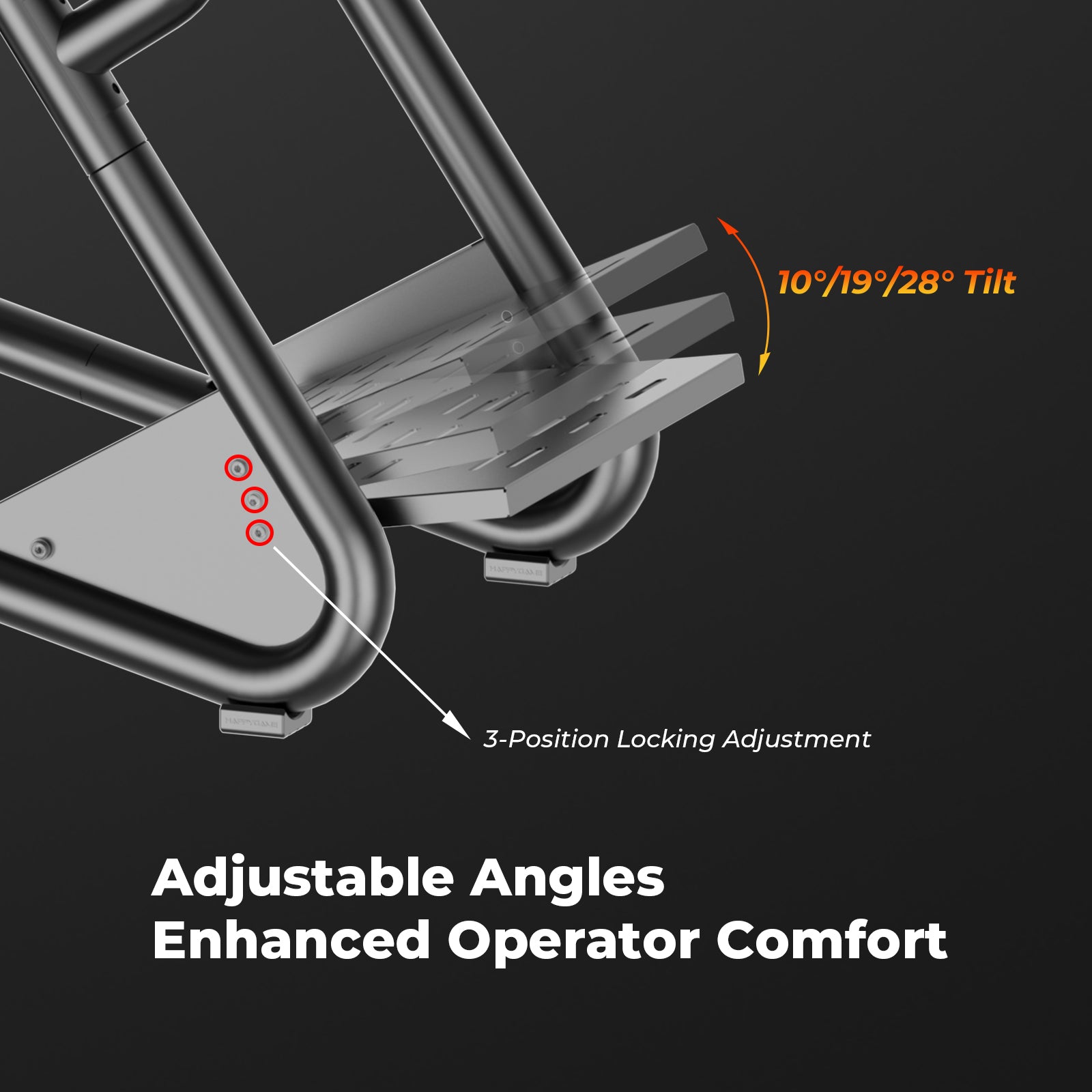 HAPPYGAME 6013 GAMESEAT Steering Wheel Stand With Monitor Stand