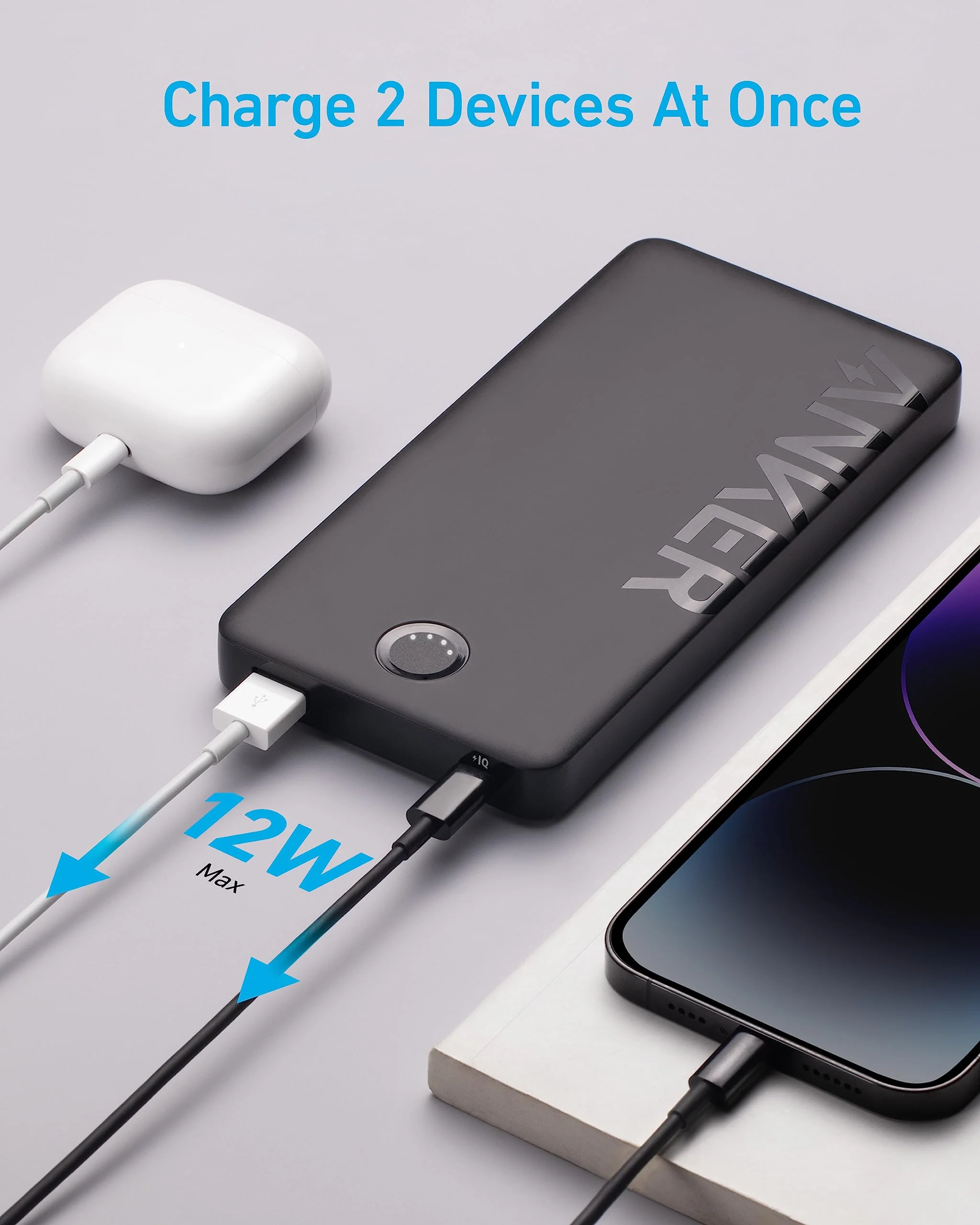 Anker Power Bank 323 POWERCORE PIQ 10K Portable Charger