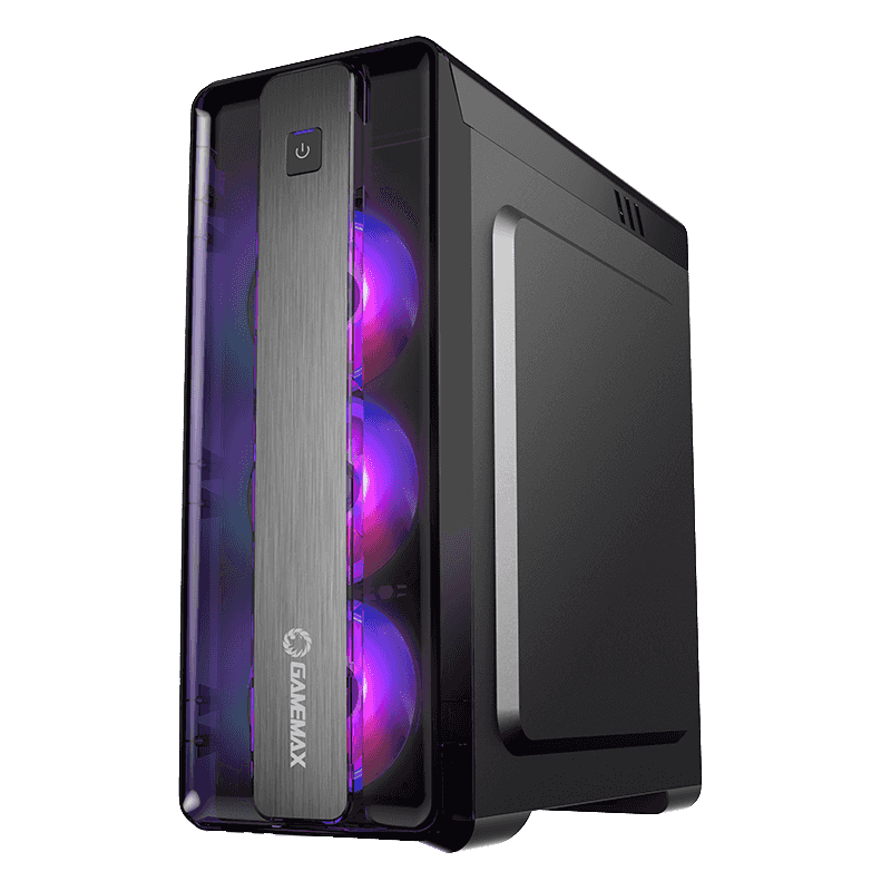 GAMEMAX MoonLight FRGB BK GAMING CASE