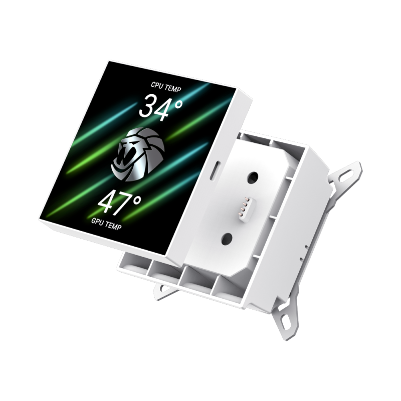 GAMEMAX GLACIER 360 WH LIQUID CPU COOLER  WHITE