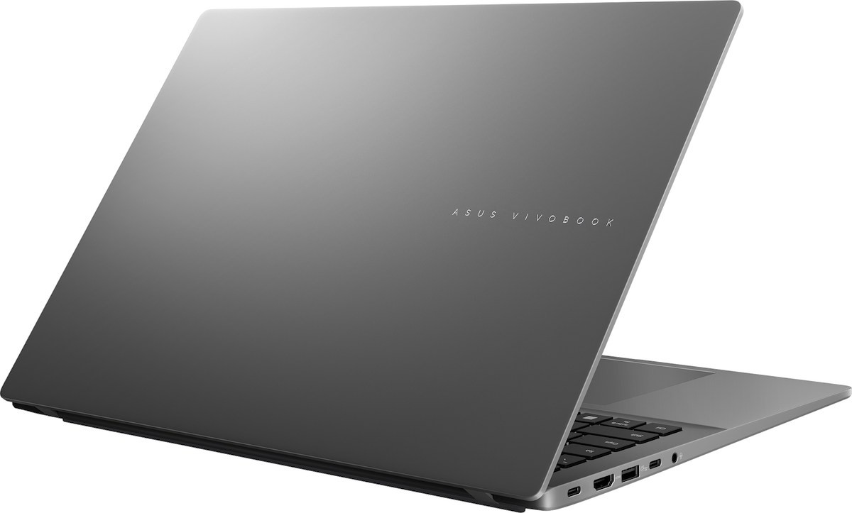 ASUS Vivobook S16 Light-Wight Intel Core Ultra 7 Processor 255H Intel Arc Graphics AI Boost NPU up to 13TOPS 16GB DDR5 1TB M.2 16-inch FHD+ IPS 144Hz - Matte Gray