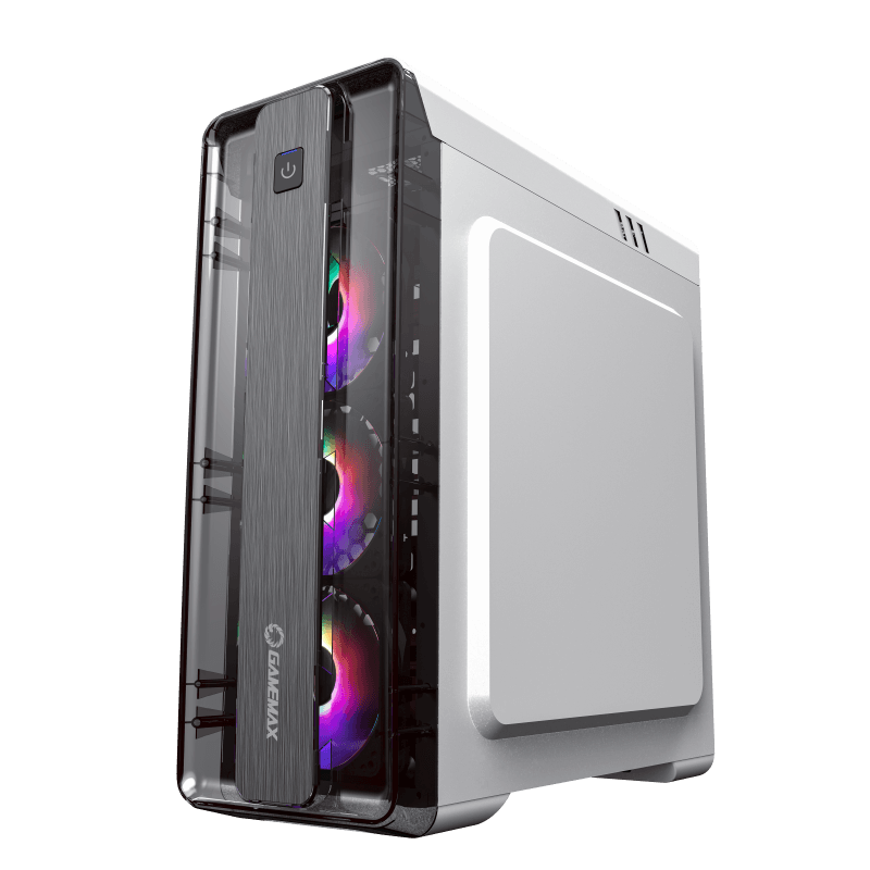 GAMEMAX MoonLight FRGB WT GAMING CASE