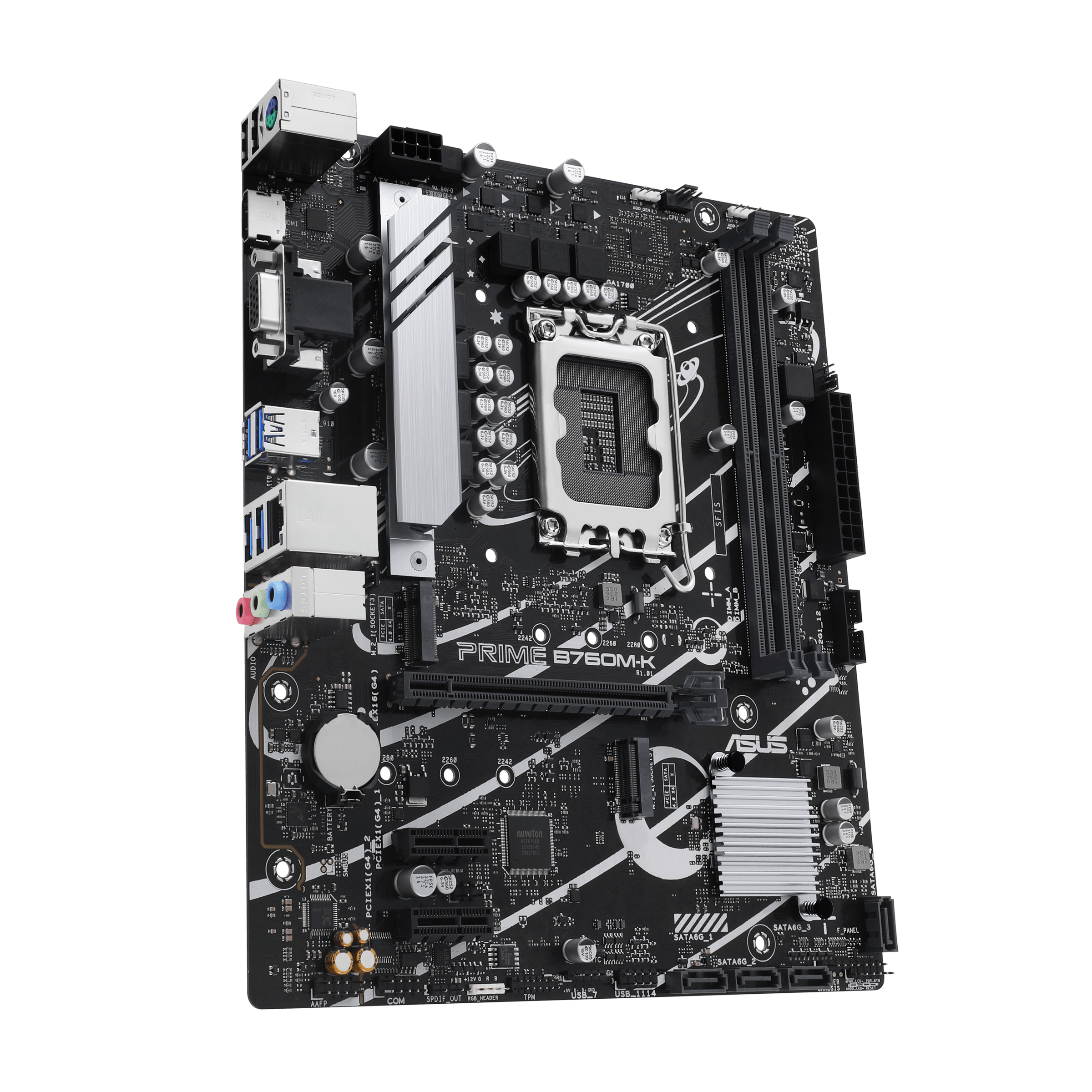 ASUS PRIME B760M-K DDR5 (13th and 12th Gen) LGA 1700 mATX Motherboard