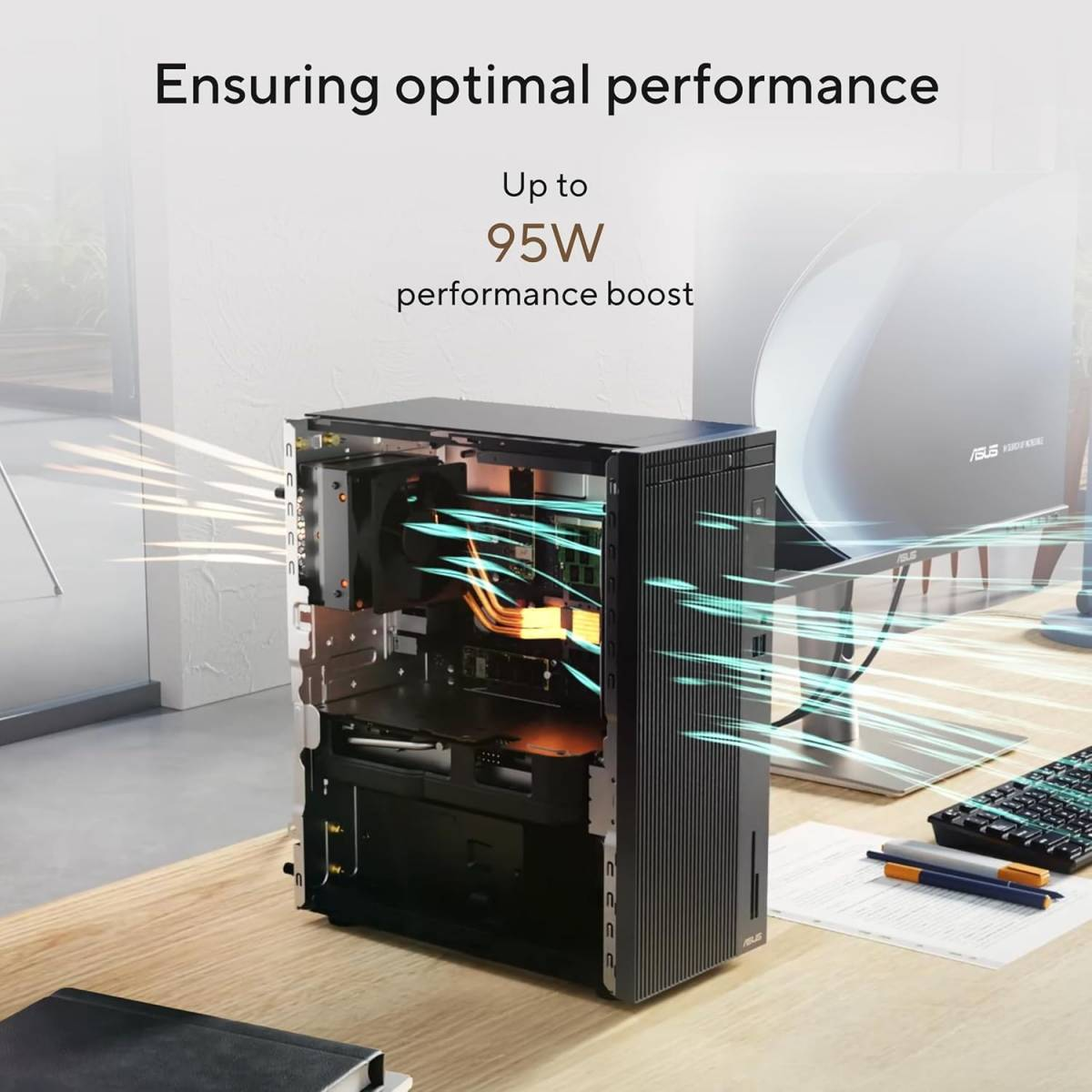 ASUS Essentials Mini Desktop PC(V500MV-13620H105W)  | Intel Core i7-13620H | 16GB DDR5 | 512GB SSD | WiFi 6 + Bluetooth 5.4 | Windows 11 Home