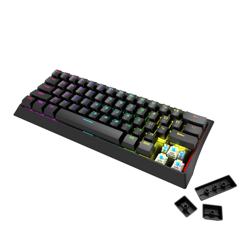 Marvo Hecate 61R 60% Mechanical Gaming Keyboard Black