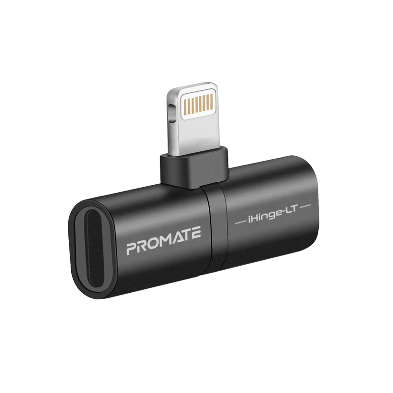 Promate iHinge-LT 2-in-1 Audio & Charging Adaptor with Lightning Connector Promate iHinge-LT 2-in-1 Audio & Charging Adaptor with Lightning Connector