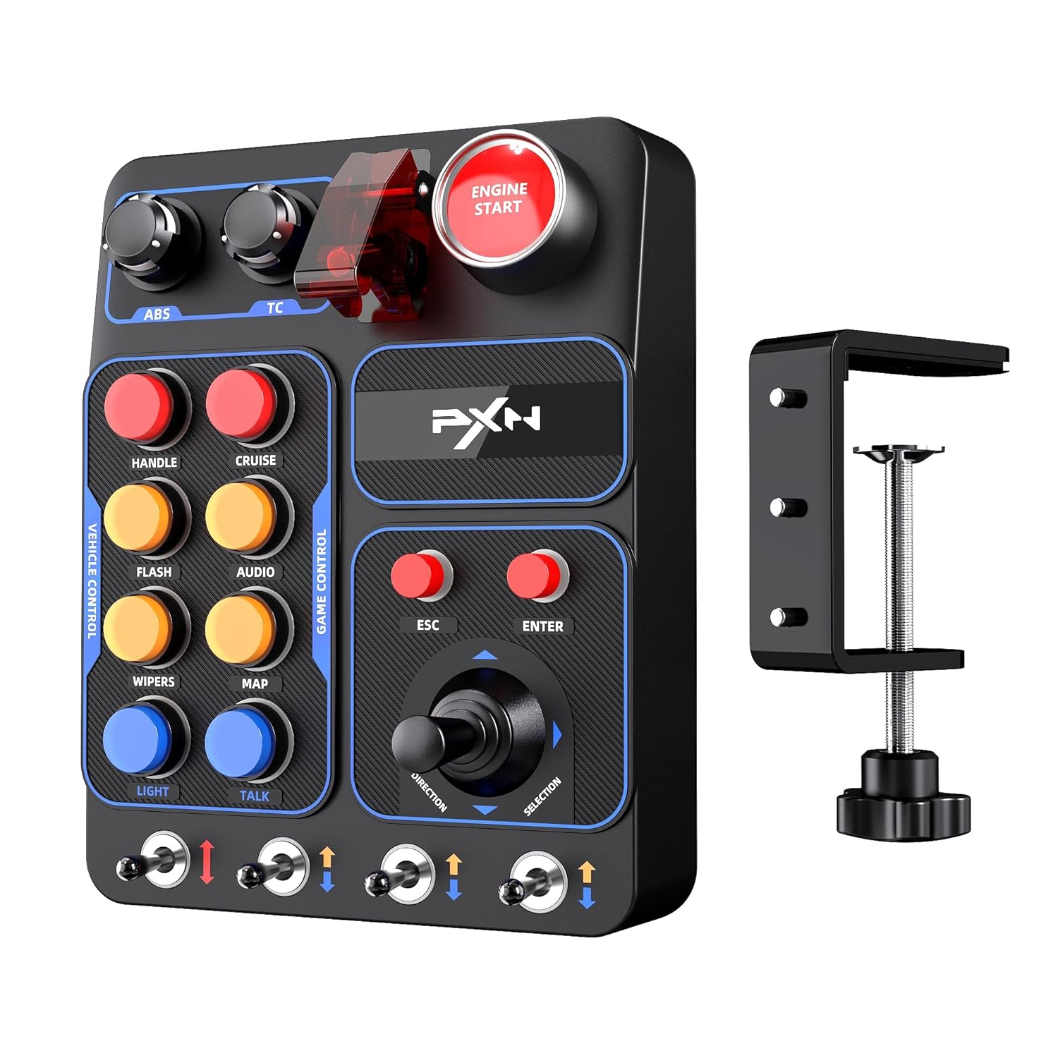 PXN CB1 Racing Button Box for American Truck Simulator