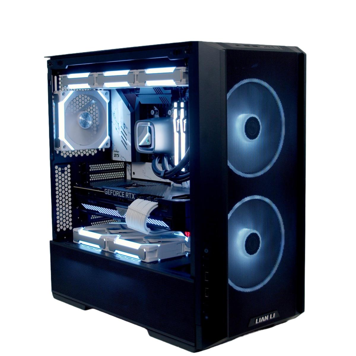 Lian Li LANCOOL 216 (216R-W) MESH (Black/White) Gaming Case