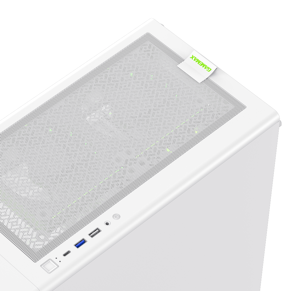 GAMEMAX AERIS 330 MW (WHITE) MATX GAMING CASE