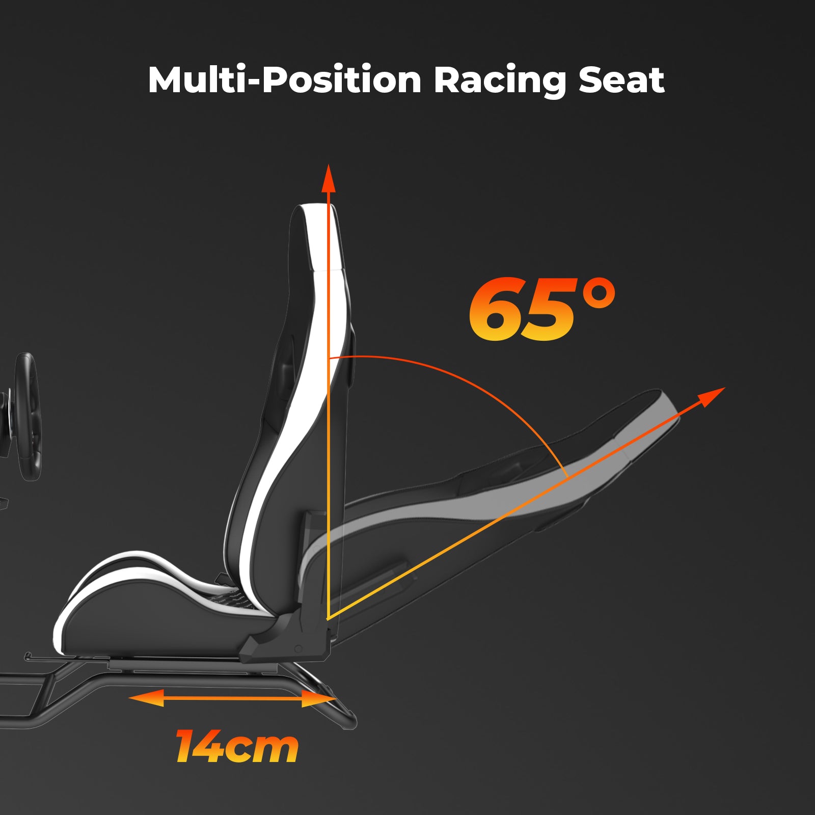HAPPYGAME 6011 GAMESEAT Steering Wheel Stand