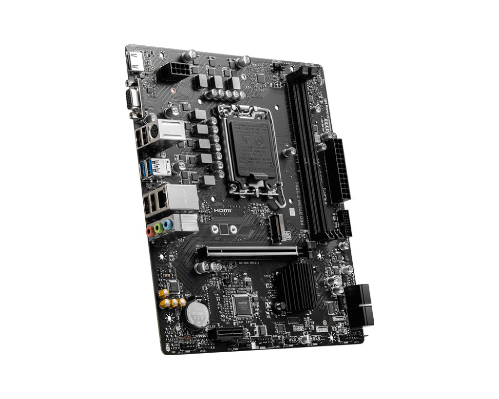MSI PRO B760M-E DDR4 Intel® Core™ 14th/ 13th/ 12th Gen Processors LGA 1700 Motherboard