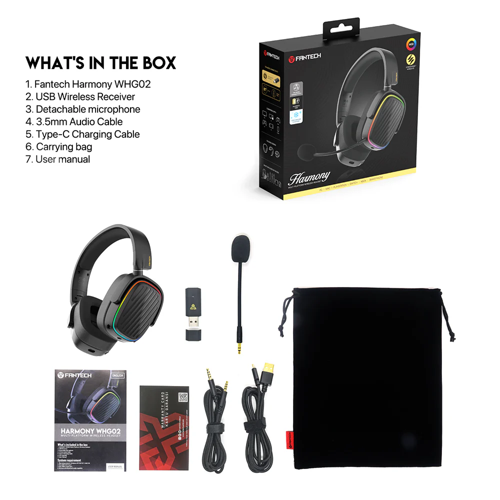 Fantech WHG02 Harmony Wireless Headset