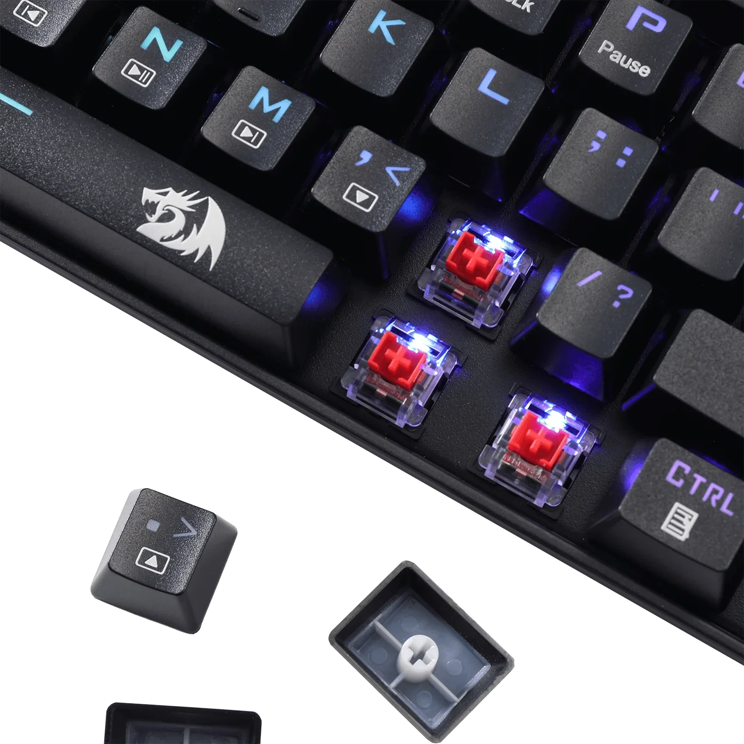 REDRAGON K599-KRS DEIMOS 65% RGB RED SWITCH GAMING KEYBOARD