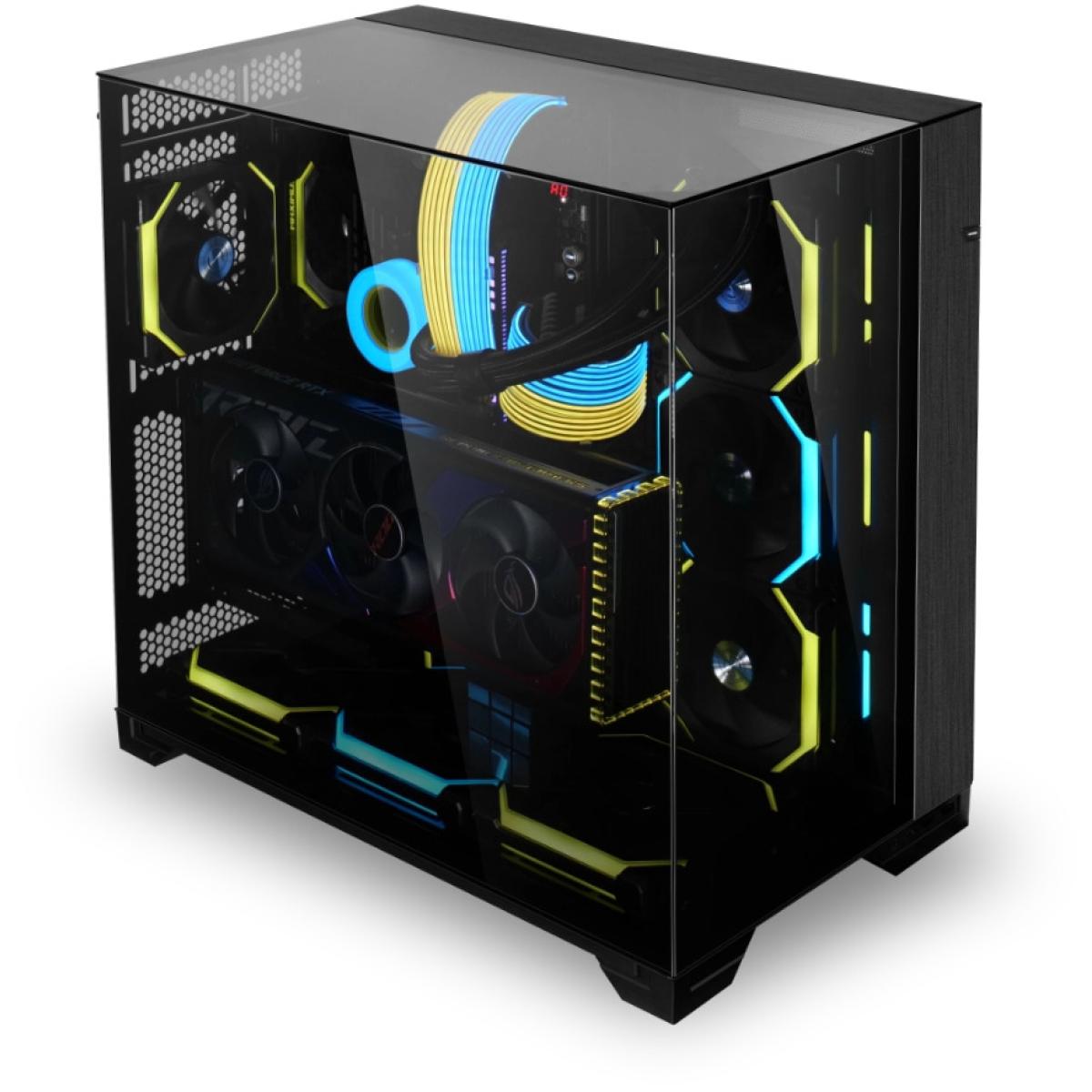 Lian Li O11 Vision -Three Sided Tempered Glass Panels  - Dual-Chamber ATX Mid Tower GAMING CASE