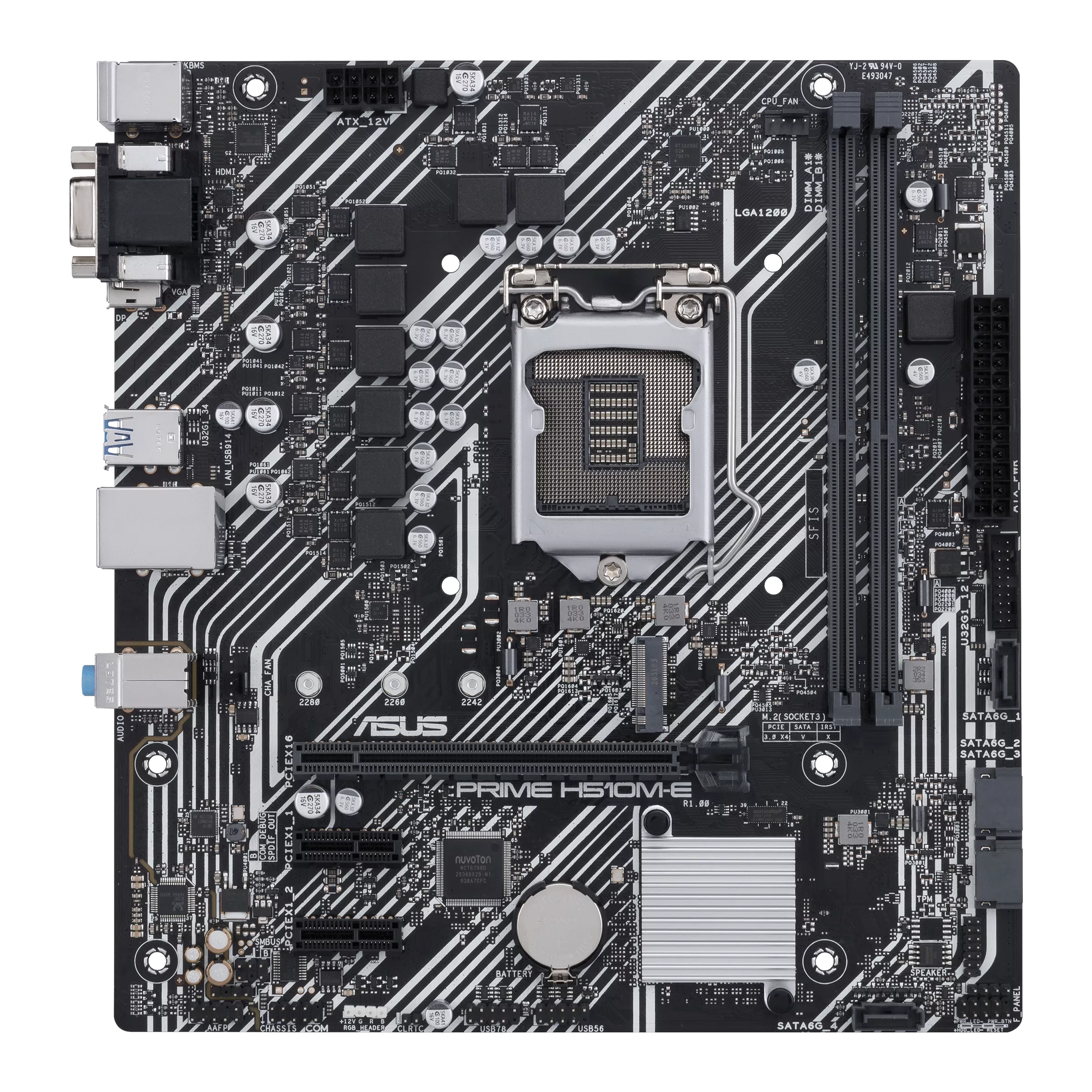 ASUS PRIME Intel® H510 (LGA 1200) micro ATX motherboard with PCIe 4.0 MotherBoard