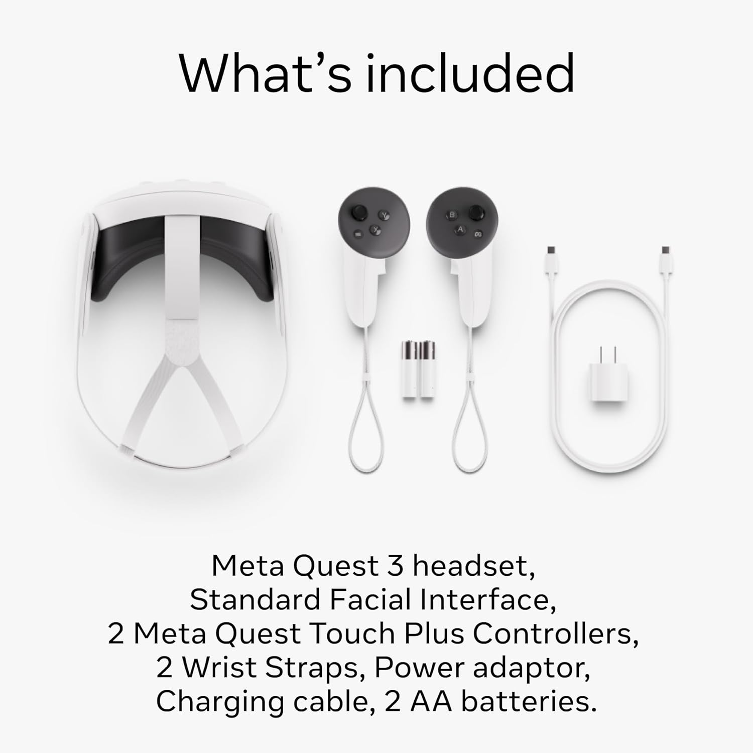 Meta Quest 3 128GB— Breakthrough Mixed Reality — Powerful Performance