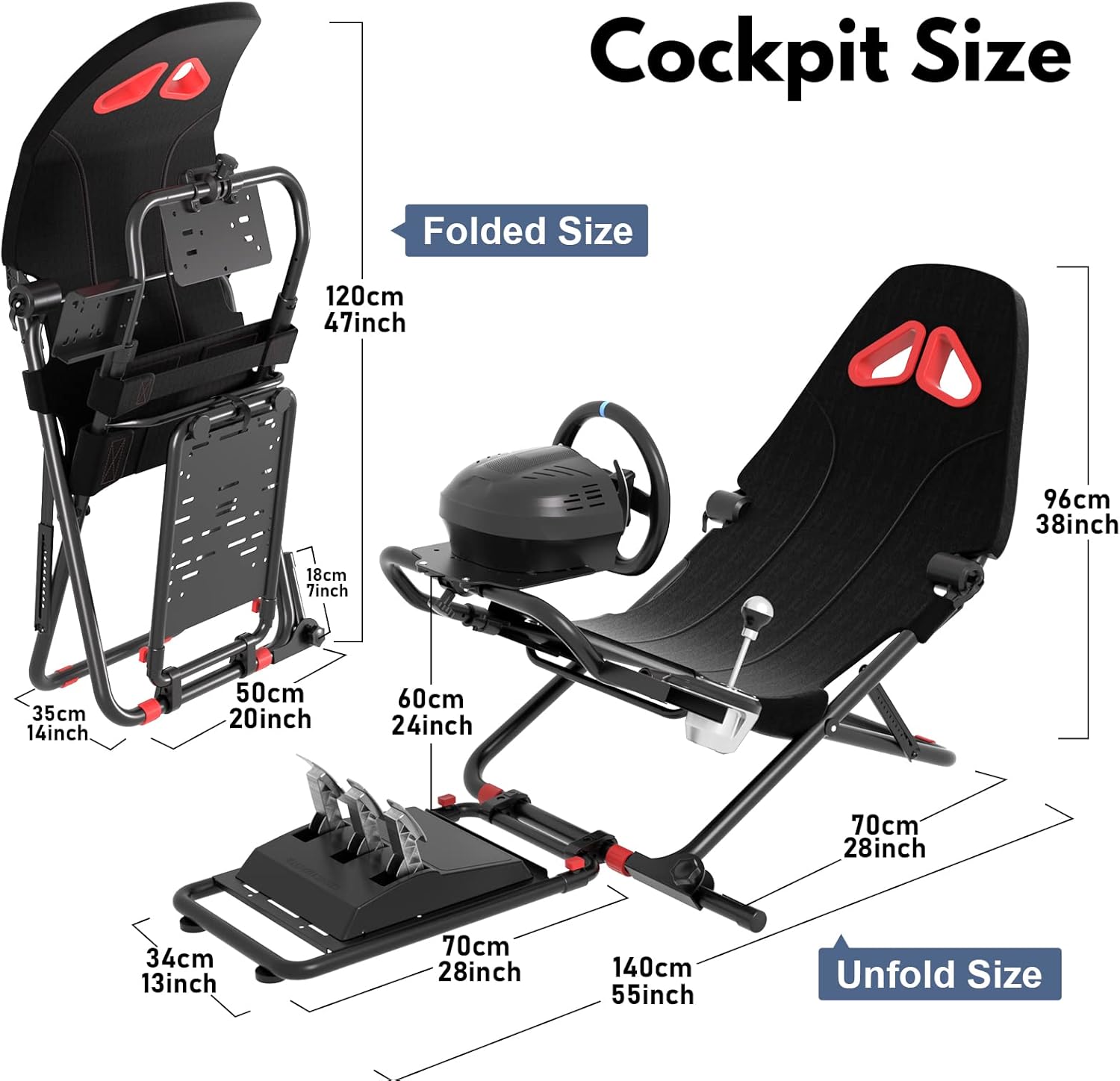 HAPPYGAME 6001 GAMESEAT Steering Wheel Stand