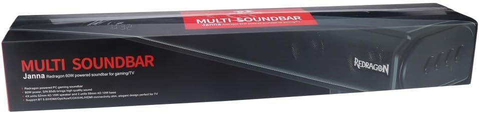 Redragon GS815 Jana Multi Soundbar Speaker - Black