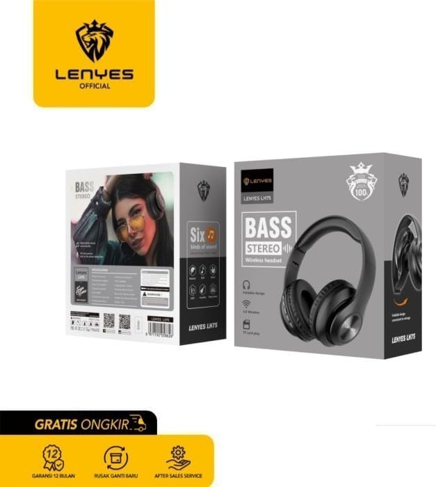 LENYES BASS STEREO WIRELESS HEADSET