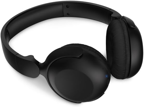 Philips TAH2209 Wireless Bluetooth On-Ear Headphones with 32mm Drivers Fast Charging - Black