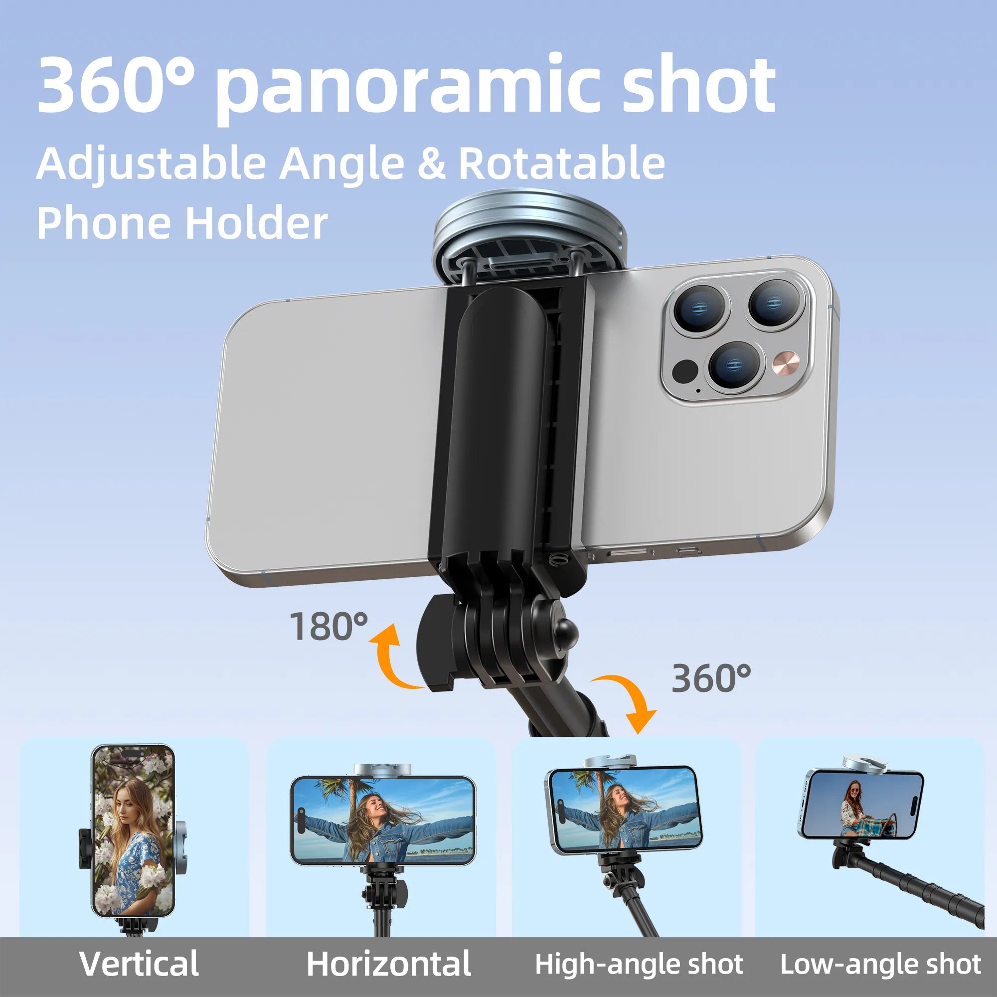 Jmary KT-259 All-in-One Selfie Stick Tripod 1.6 Meter