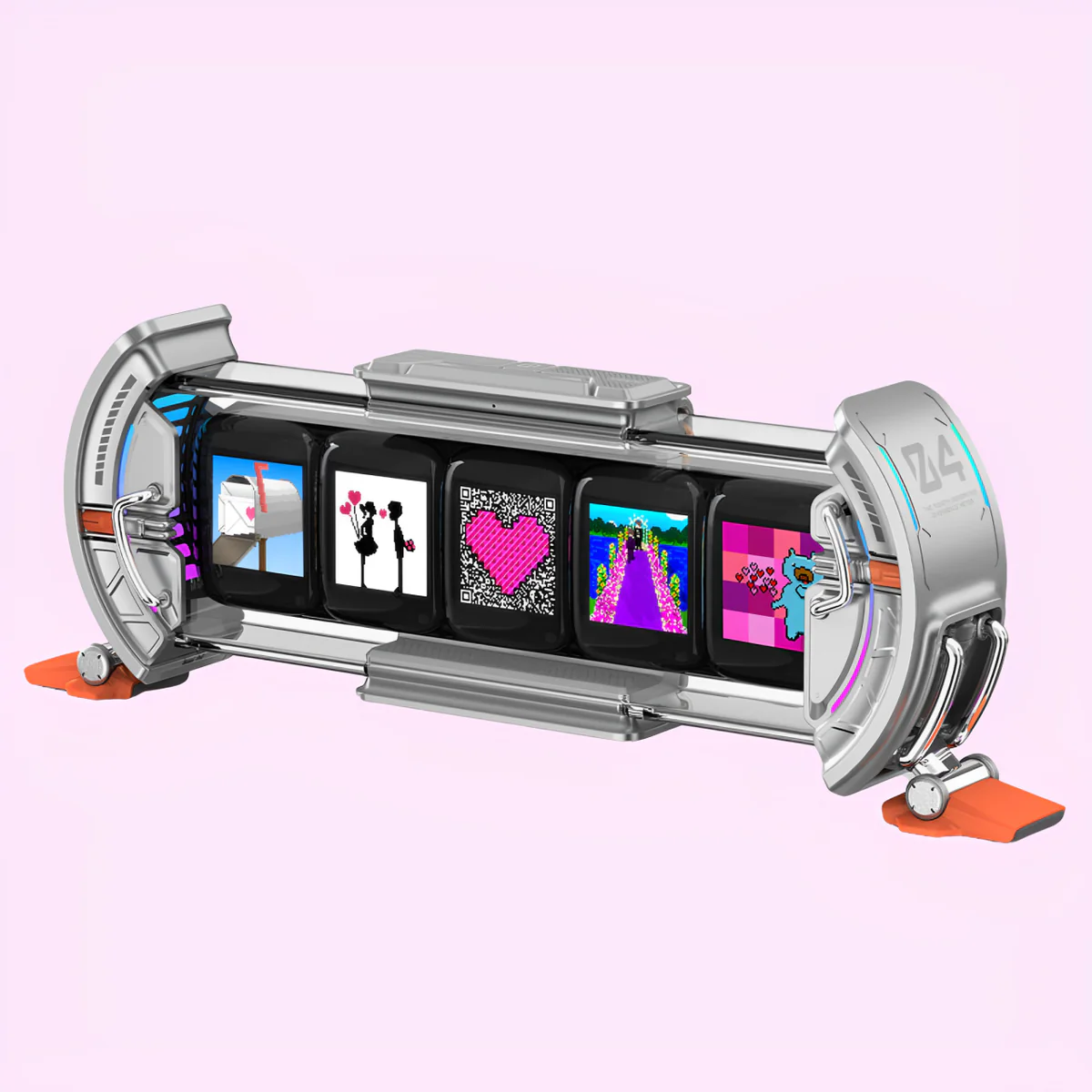 Divoom Times Gate Pixel Art Game Setup Clock Smart Watch Control