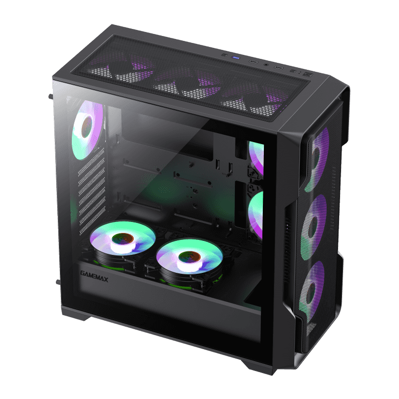 GameMax Siege Black E-ATX Mid-Tower Gaming Case