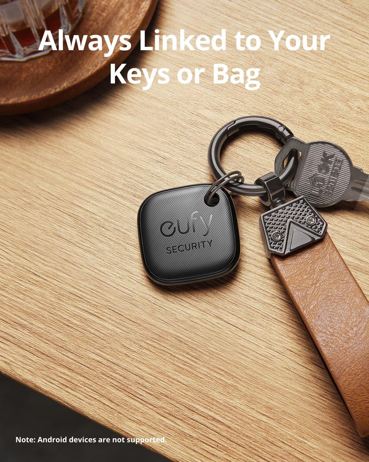 Anker Eufy Security SmartTrack Link Bluetooth Tracker for Earbuds and Luggage Water Resistant