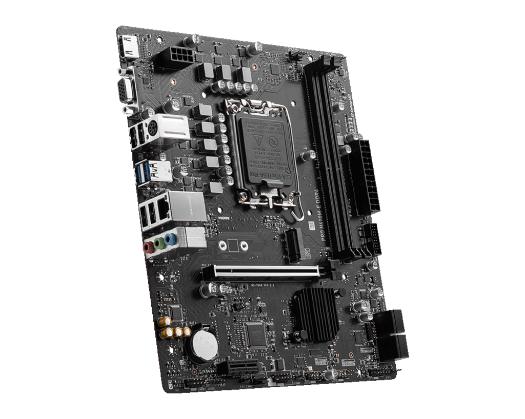 MSI PRO H610M-E DDR4 Intel® Core™ 14th/ 13th/ 12th Gen Processors LGA 1700 Motherboard