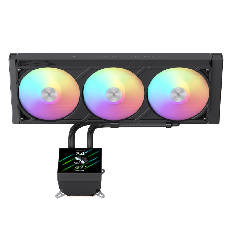 GAMEMAX GLACIER 360 LIQUID CPU COOLER  BLACK