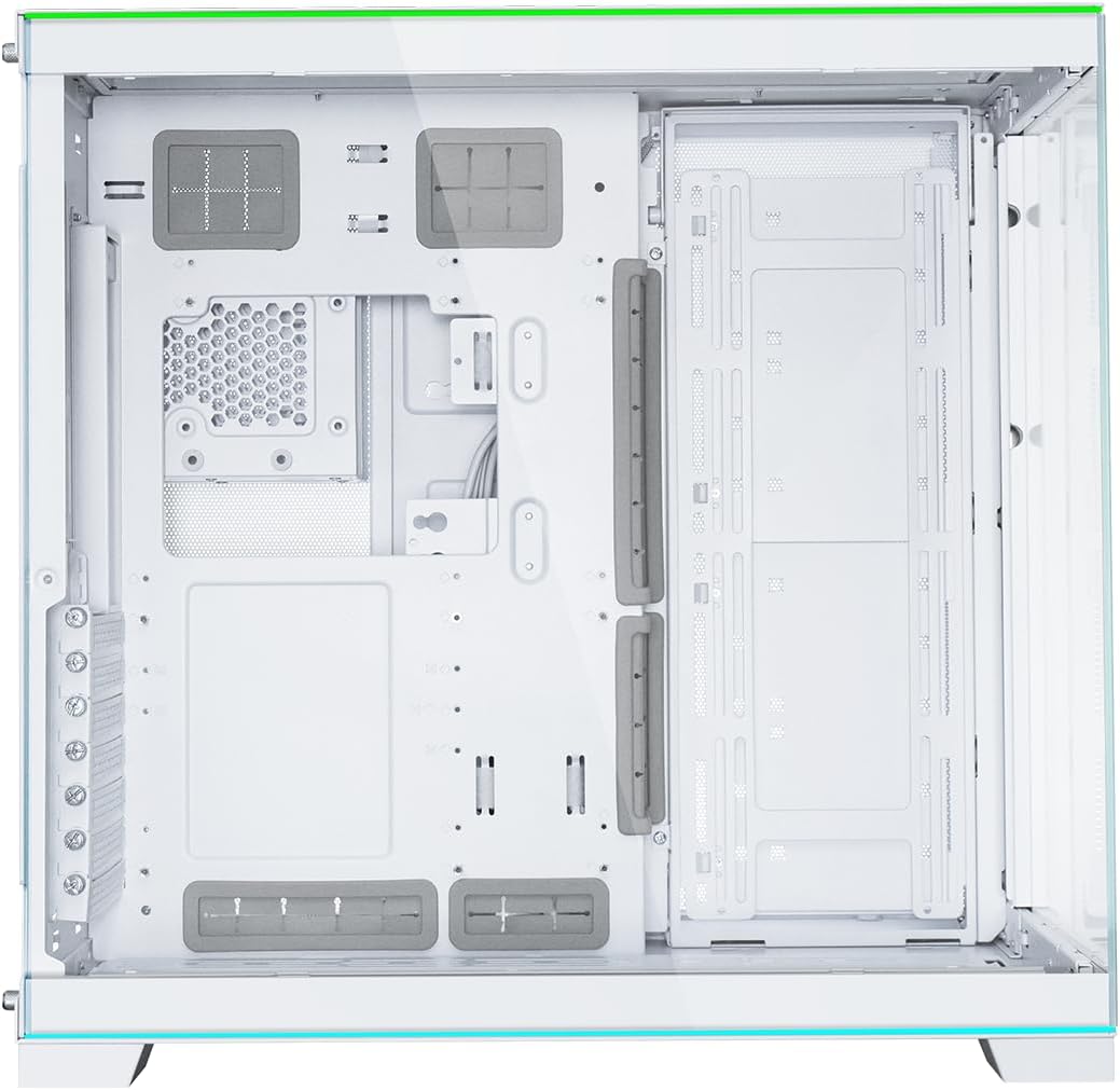 Lian Li O11 Dynamic EVO RGB Edition (White) Mid Tower 2 Sided Tempered Glass Gaming Case