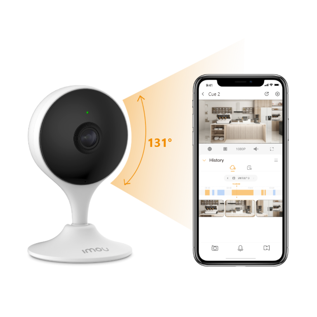 Imou Cue 2 smart home security solutions 1080p