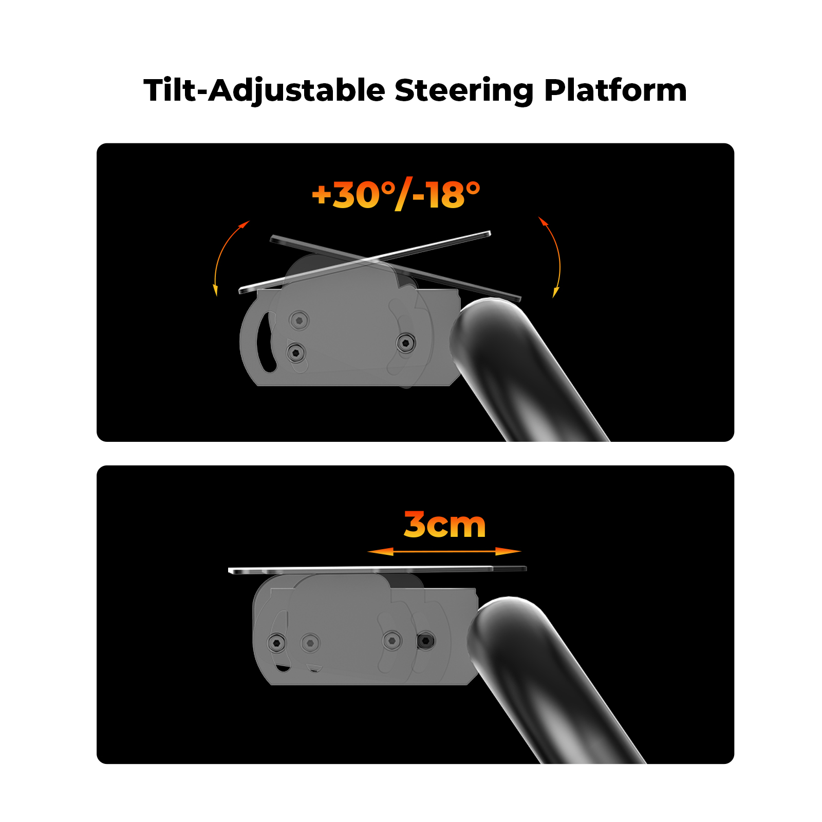 HAPPYGAME 6013 GAMESEAT Steering Wheel Stand With Monitor Stand