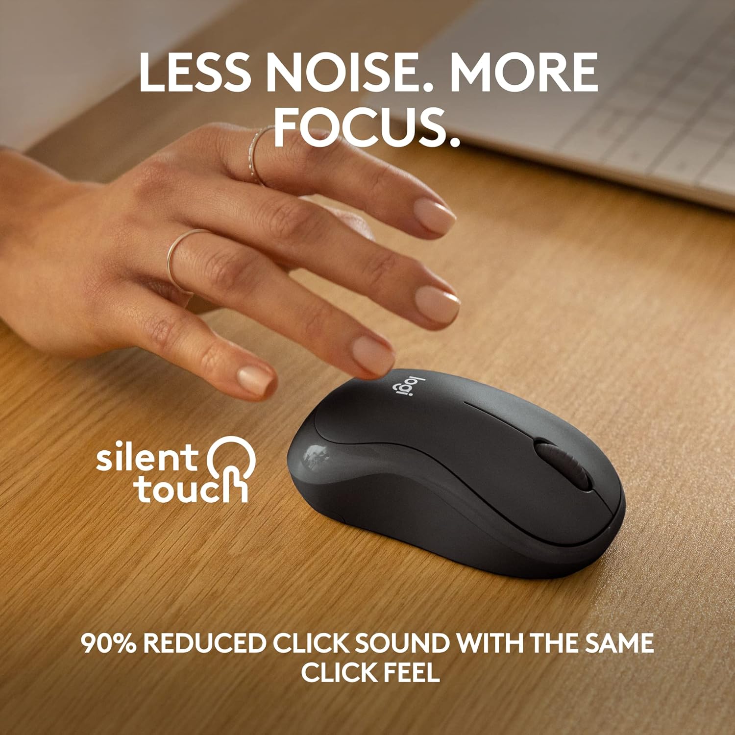 Logitech M240 Silent Bluetooth Mouse with Comfortable Shape - Graphite