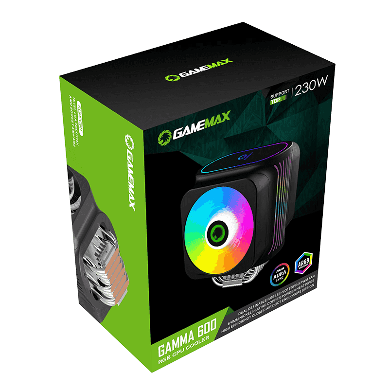 GAMEMAX Gamma 600 CPU AIR COOLING RGB