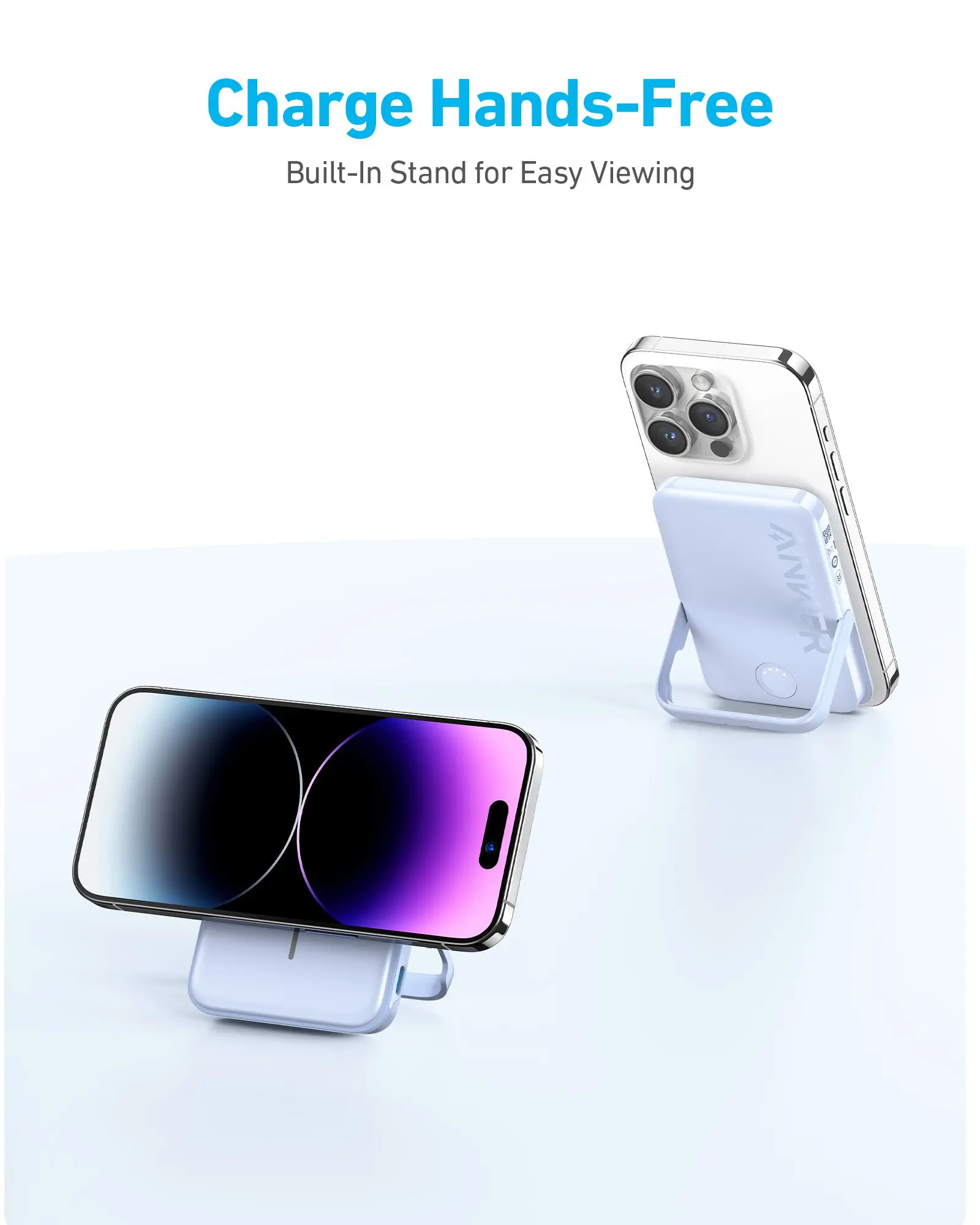 ANKER 322 MAGGO BATTERY POWERCORE 5K WITH STAND BLACK