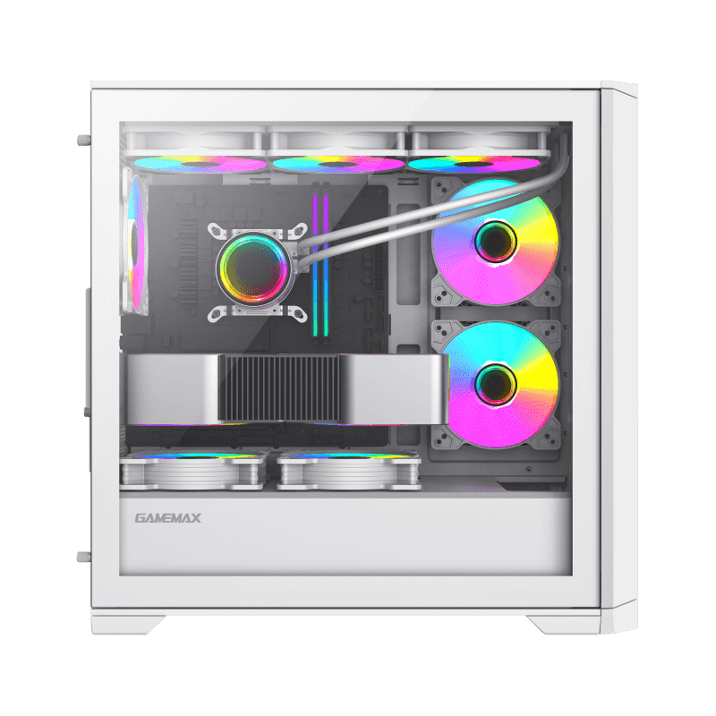 GAMEMAX Destroyer TGW MATX White GAMING CASE