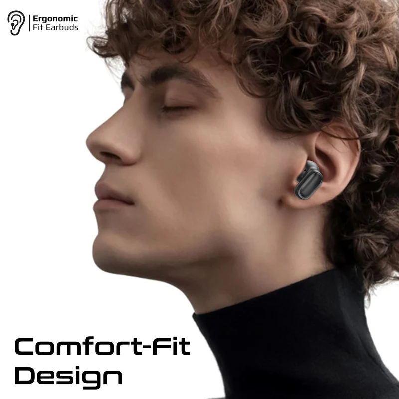 Promate Lush-Pro High-Definition TWS Earbuds with Intellitouch - Black